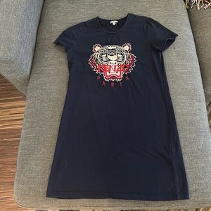 Kenzo Tiger T-shirt Dress